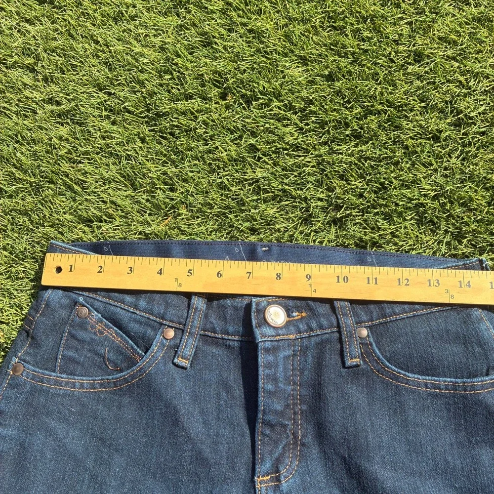 Wrangler Q-Baby Ultimate Riding Jeans Womens 5/6 29x30 Dark Wash Bootcut Denim - Picture 3 of 9